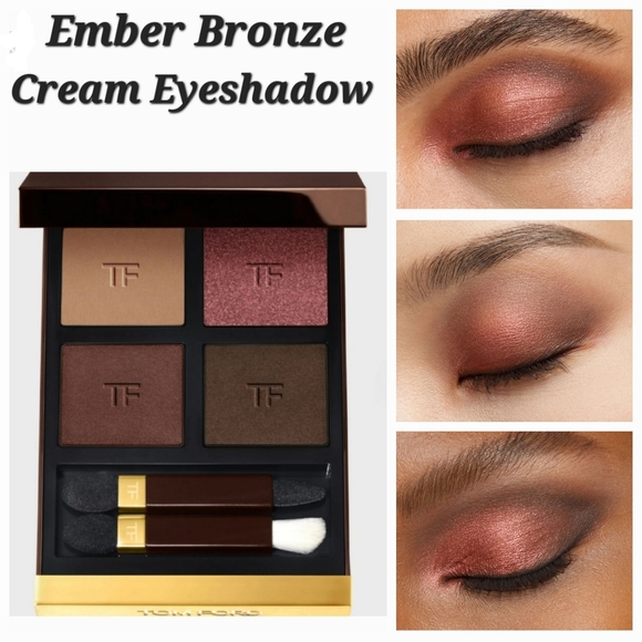 🌺Tom Ford Ember Bronze Eye Color Quad Cream Eyeshadow Tom Ford Beauty - Picture 1 of 6
